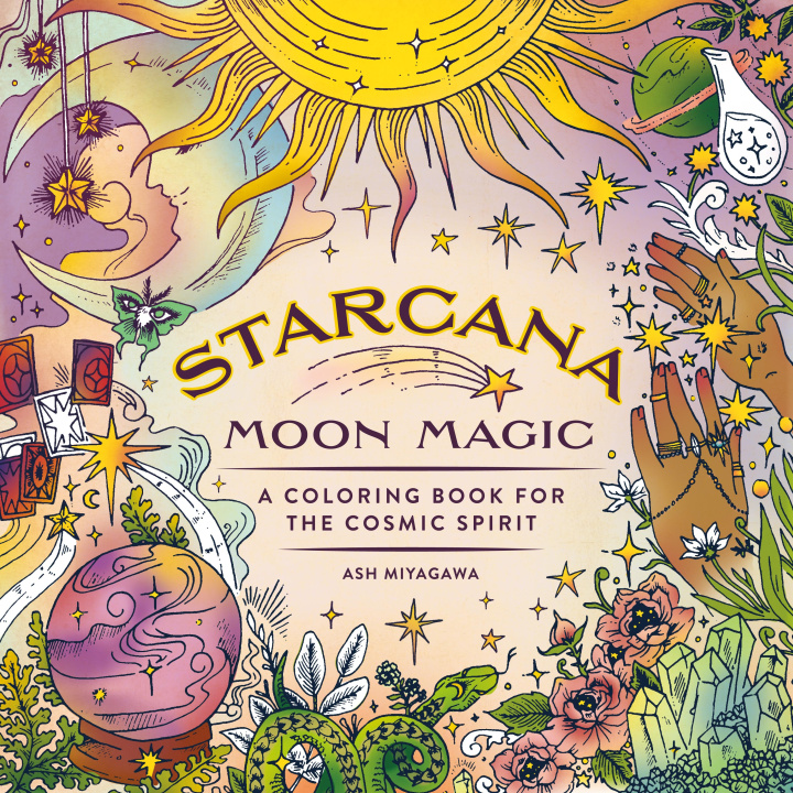 Książka Starcana: Moon Magic: A Coloring Book for the Cosmic Spirit 