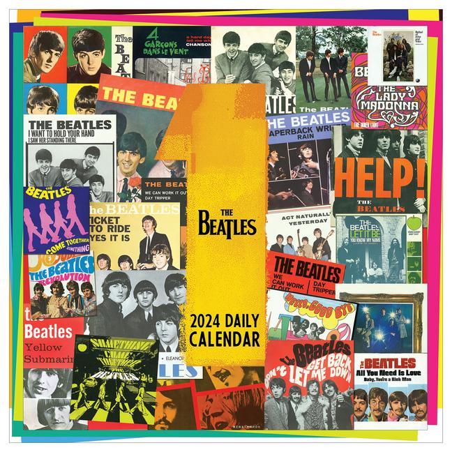 Naptár/Határidőnapló Cal 2024- The Beatles Daily Desktop 