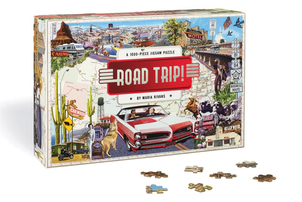 Kniha Road Trip!: A 1000-Piece Jigsaw Puzzle 