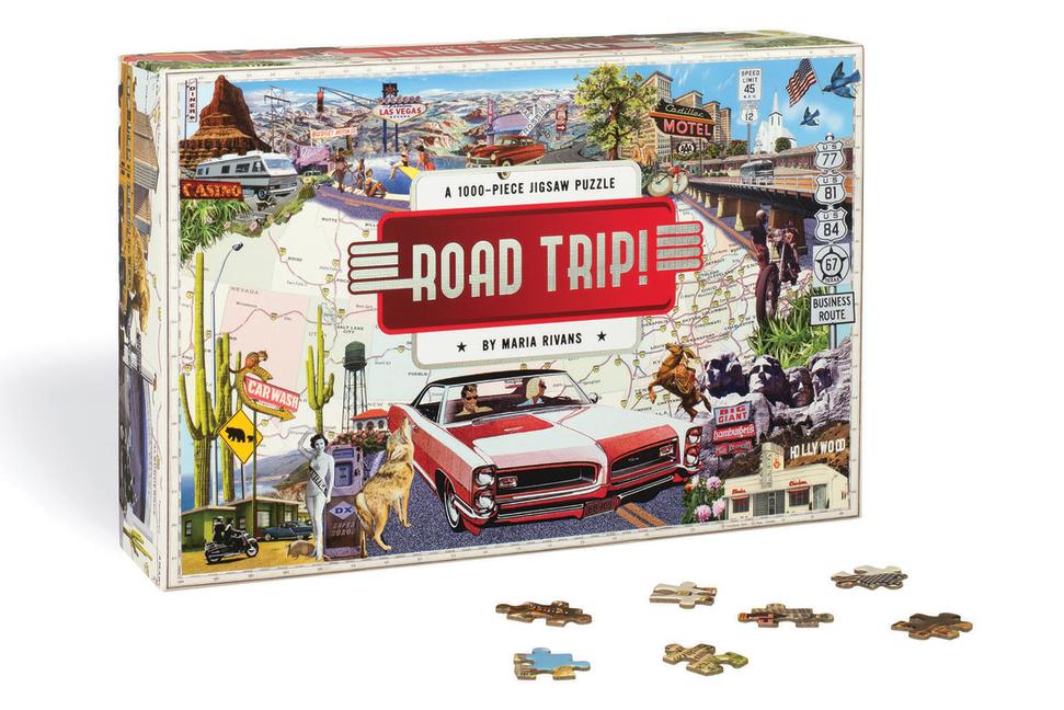 Book Road Trip!: A 1000-Piece Jigsaw Puzzle 