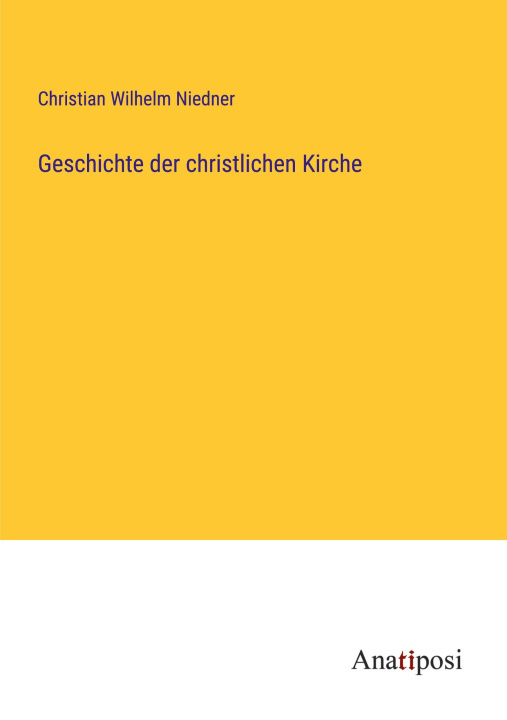Knjiga Geschichte der christlichen Kirche 