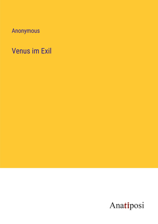 Kniha Venus im Exil 