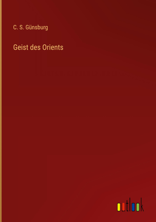 Kniha Geist des Orients 