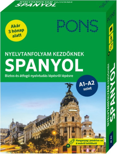 Könyv PONS Nyelvtanfolyam kezdőknek - Spanyol (könyv+pendrive+online) Margareta Görrissen