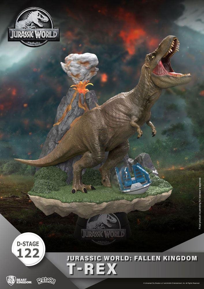 Libro Jurský park diorama D-Stage - T-Rex 13 cm 