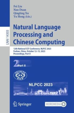 Kniha Natural Language Processing and Chinese Computing Fei Liu