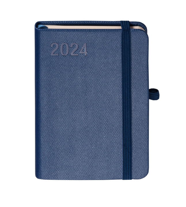 Kniha Kalendarz 2024 Rubi A6 niebieski TDW 