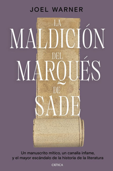 Książka LA MALDICION DEL MARQUES DE SADE JOEL WARNER