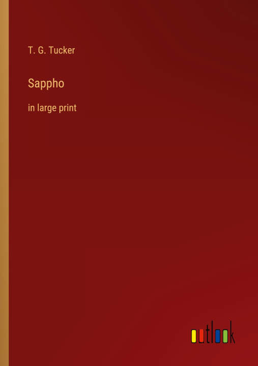 Knjiga Sappho T. G. Tucker