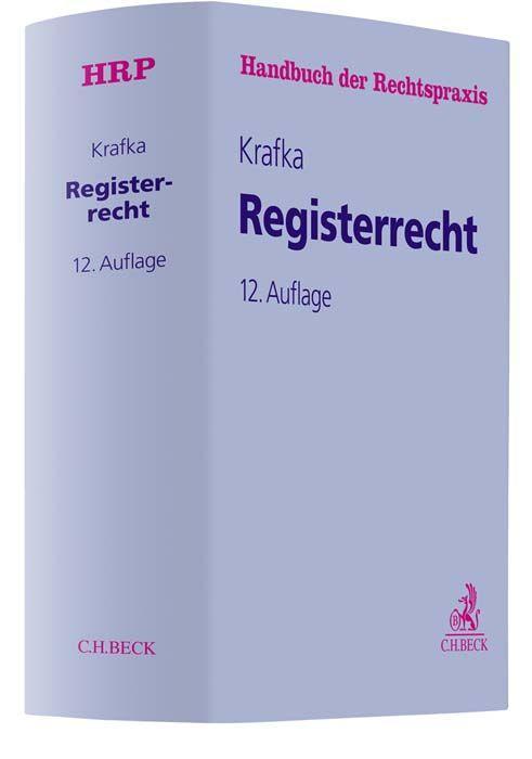 Kniha Registerrecht Theodor Keidel
