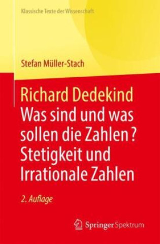 Libro Richard Dedekind Müller-Stach