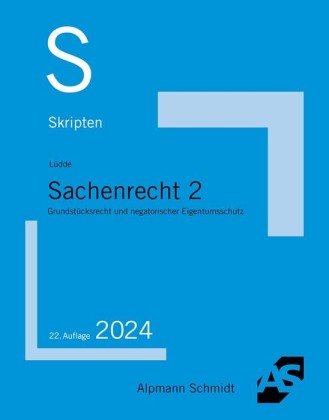 Kniha Skript Sachenrecht 2 Jan S. Lüdde