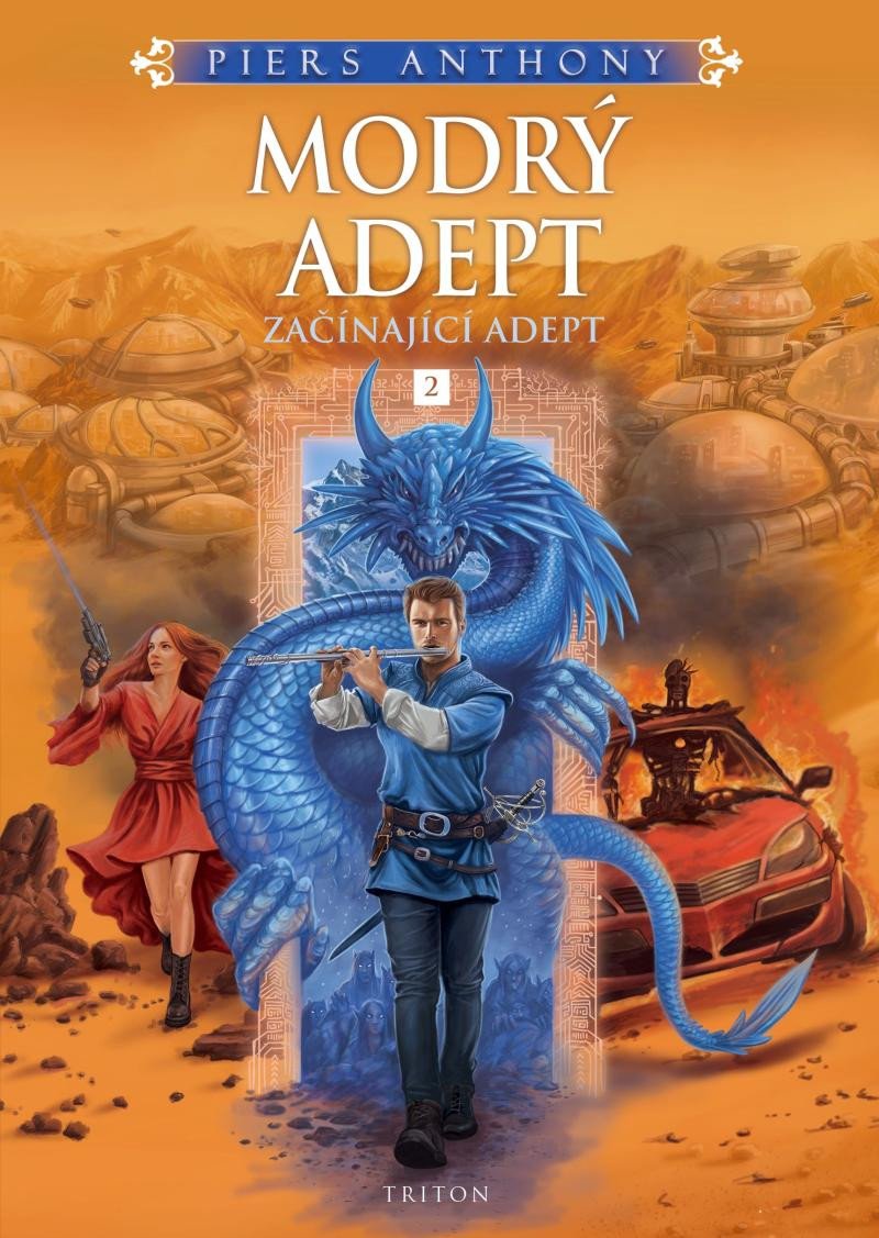 Könyv Modrý Adept - Začínající Adept 2 Piers Anthony