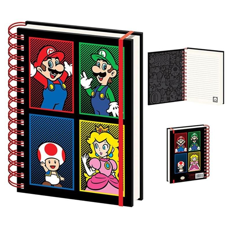 Papírenské zboží Super Mario - Blok kroužkový 