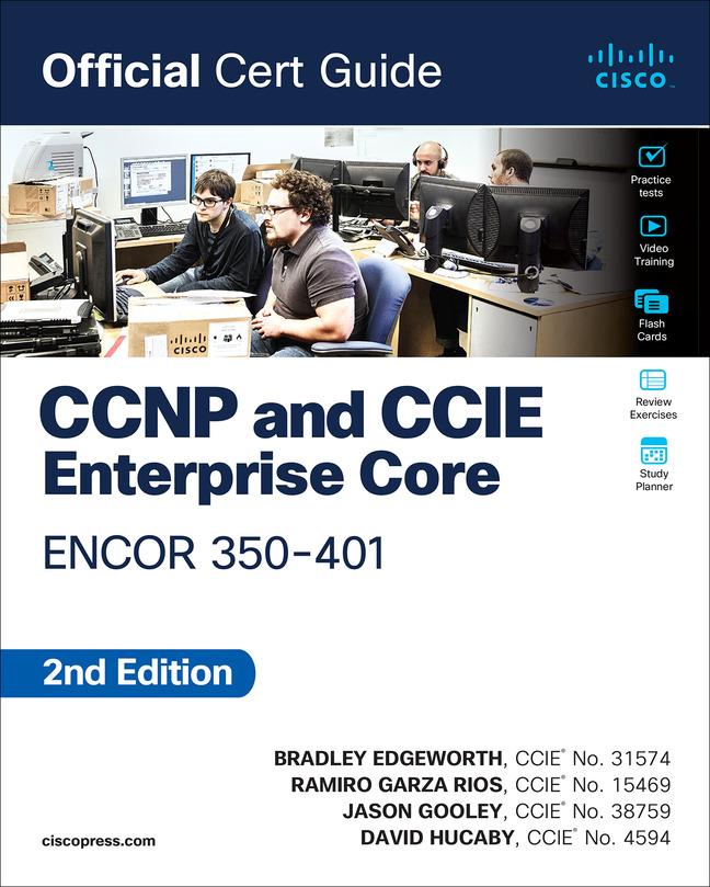 Könyv CCNP and CCIE Enterprise Core Encor 350-401 Official Cert Guide Ramiro Garza Rios