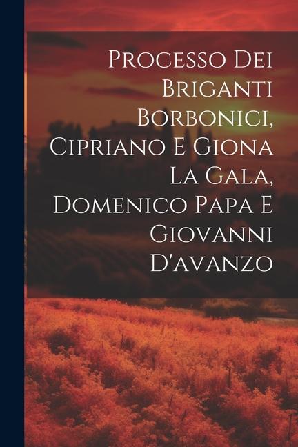 Kniha Processo Dei Briganti Borbonici, Cipriano E Giona La Gala, Domenico Papa E Giovanni D'avanzo 