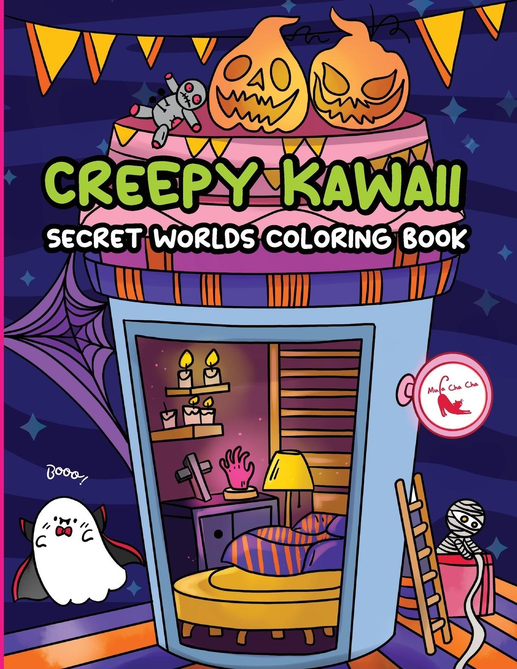 Knjiga Creepy Kawaii Secret Worlds Coloring Book 