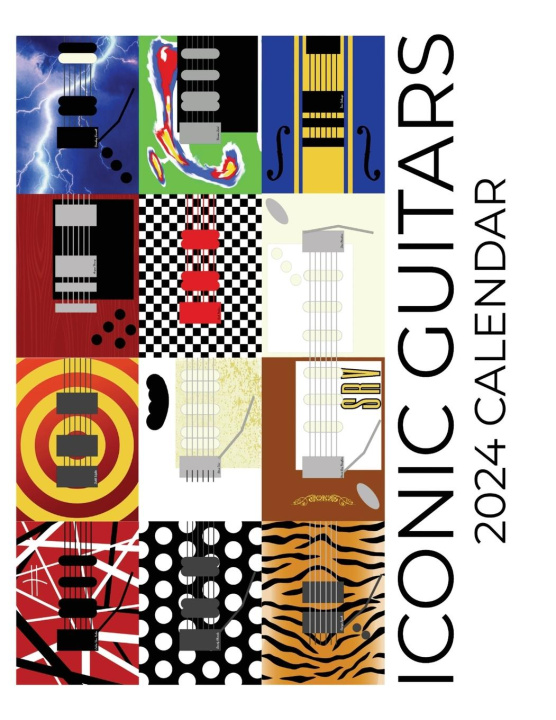Książka Iconic Guitars 2024 Calendar 