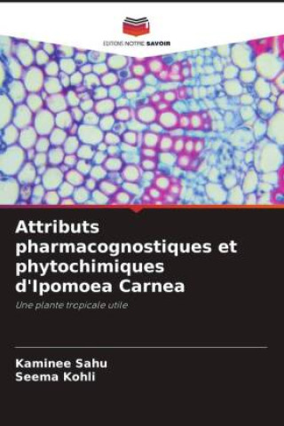 Könyv Attributs pharmacognostiques et phytochimiques d'Ipomoea Carnea Seema Kohli