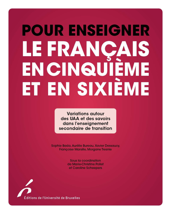 Kniha Pour enseigner le français en cinquième et sixième TRESNIE