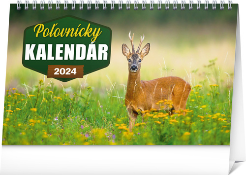 Naptár/Határidőnapló Poľovnícky kalendár 2024 - stolový kalendár 