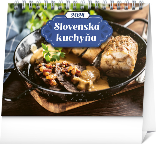 Kalendár/Diár Slovenská kuchyňa 2024 - stolový kalendár 