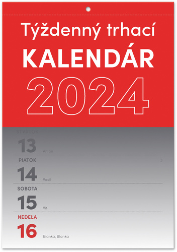 Kalendář/Diář Trhací kalendár 2024 - nástenný kalendár 