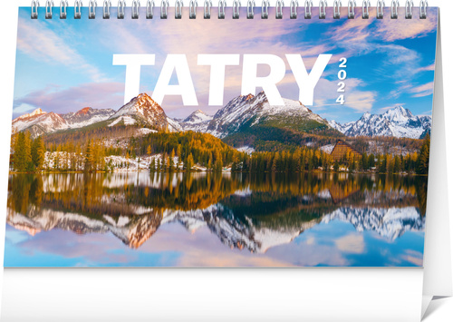 Naptár/Határidőnapló Tatry 2024 - stolový kalendár 