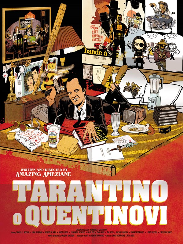 Kniha Tarantino o Quentinovi Amazing Améziane
