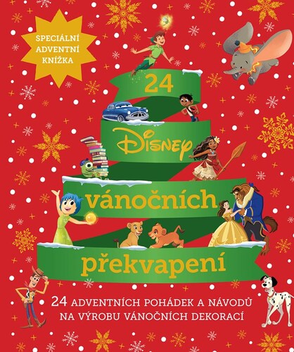 Kniha Disney - 24 Disney vánočních překvapení 