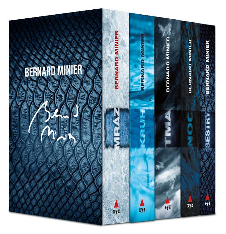 Книга 5 x Bernard Minier - box Mráz, Kruh, Tma, Noc, Sestry Bernard Minier