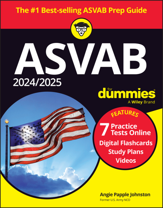 Kniha 2024/2025 ASVAB for Dummies (+ 7 Practice Tests, Flashcards, & Videos Online) 