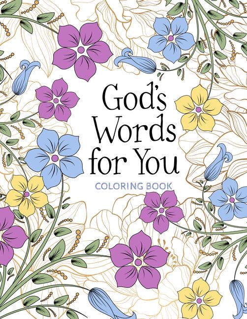 Książka God's Words for You Coloring Book: Relax. Refresh. Renew. 