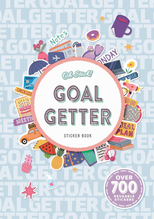 Carte Oh Stick! Goal Getter Sticker Book: Over 700 Stickers for Daily Planning and More Cameron-Rose Neal Neal