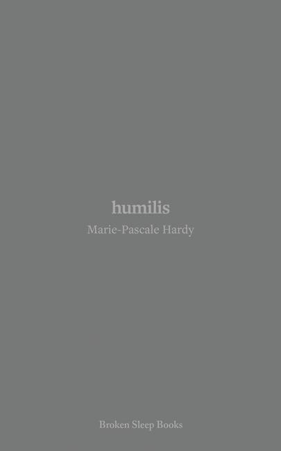 Knjiga humilis Marie-Pascale Hardy