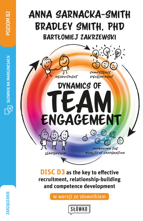 Kniha Dynamics of Team Engagement: DISC D3 as the key to effective recruitment, relationship-building and competence development w wersji ze słownikiem Anna Sarnacka