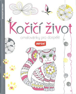 Книга Kočičí život - Omalovánky pro dospělé 