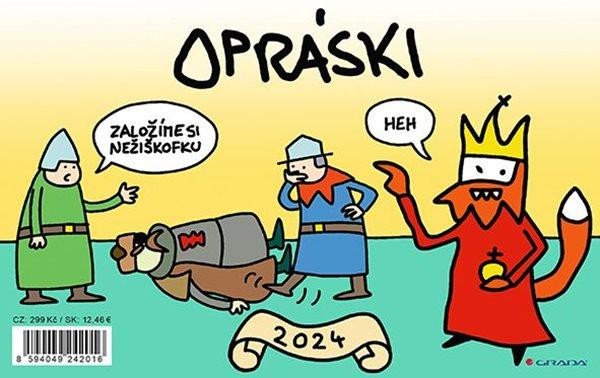 Календар/тефтер Opráski - Kalendář 2024 