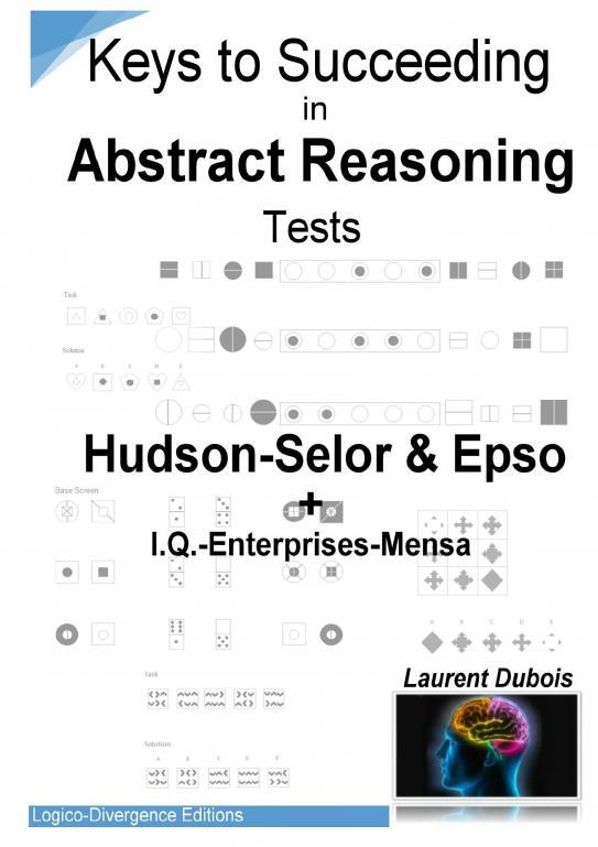 Book Abstract Reasoning : Hudson-Selor-Epso Dubois