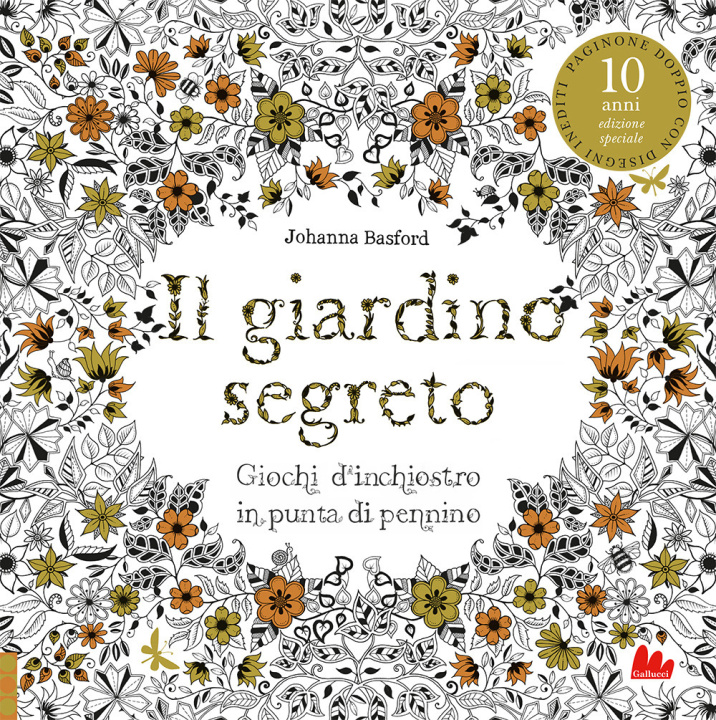 Buch giardino segreto. Album Johanna Basford