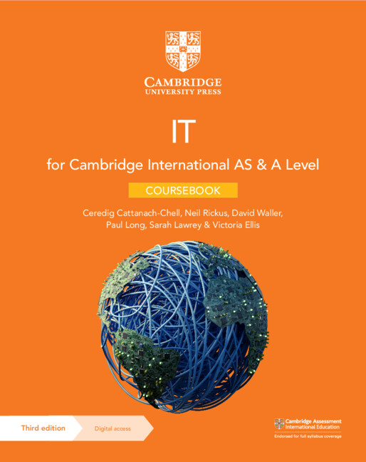 Książka Cambridge International AS & A Level IT Coursebook with Digital Access (2 Years) Ceredig Cattanach-Chell