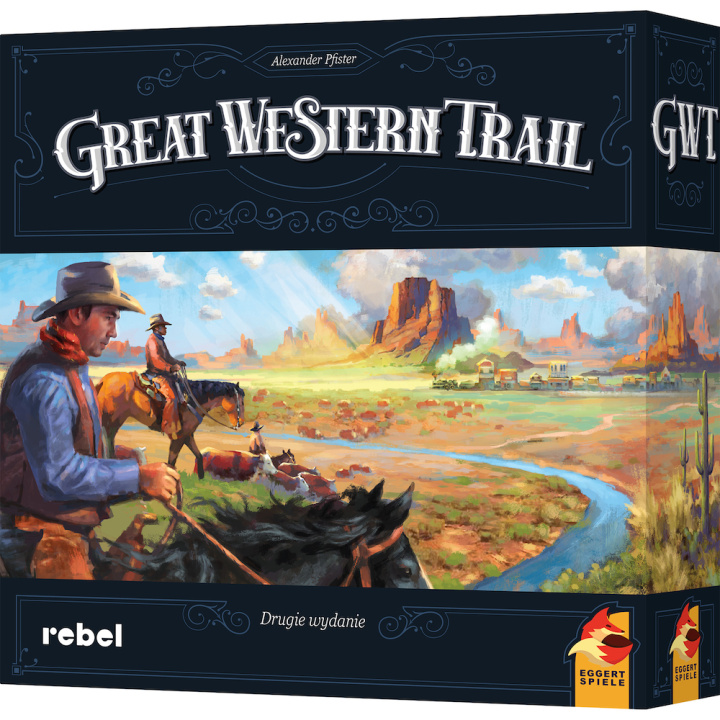 Kniha Gra Great Western Trail druga edycja polska 