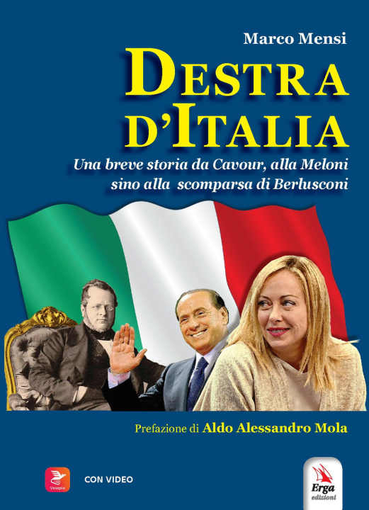 Kniha Destra d'Italia. Una breve storia da Cavour alla Meloni sino alla scomparsa di Berlusconi Marco Mensi
