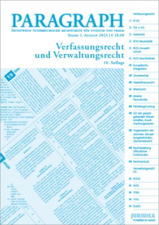 Kniha Paragraph - Verfassungs- und Verwaltungsrecht Barbara Leitl-Staudinger