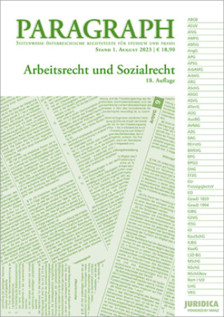 Carte Paragraph - Arbeitsrecht und Sozialrecht Reinhard Resch