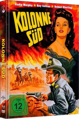 Filmek Kolonne Süd - Kinofassung (Lim. Mediabook Cover A), 1 Blu-ray + 1 DVD Audie Murphy