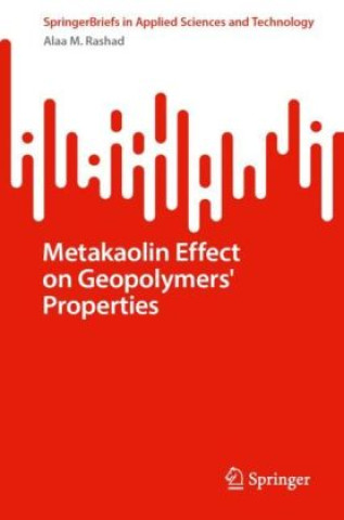 Kniha Metakaolin Effect on Geopolymers' Properties Alaa M. Rashad