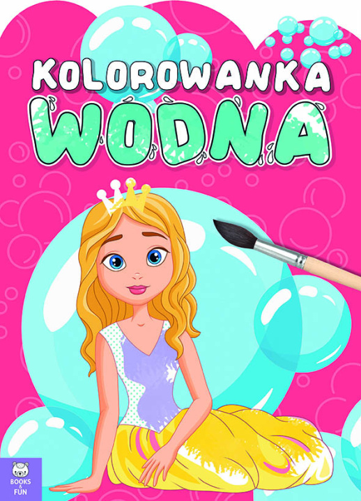 Knjiga Królewny. Kolorowanka wodna Opracowanie zbiorowe