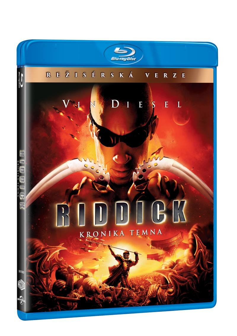 Video Riddick: Kronika temna Blu-ray (režisérská verze) 