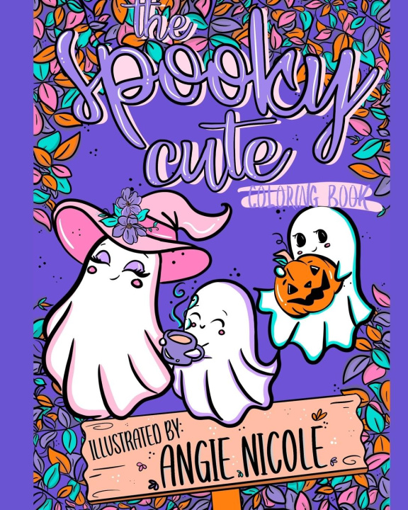 Libro The Spooky Cute Coloring Book 